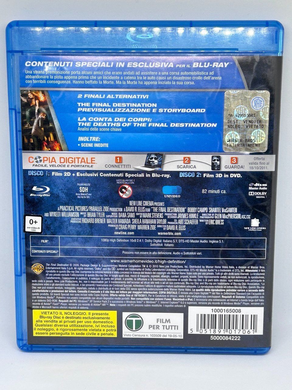 Tutti i DVDs: The Final Destination (ITA, ENG) – Usato da Giubiasco venduto da LorisVale 1