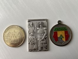 Konvolut mit 3 Medaillen, 3 Länder 