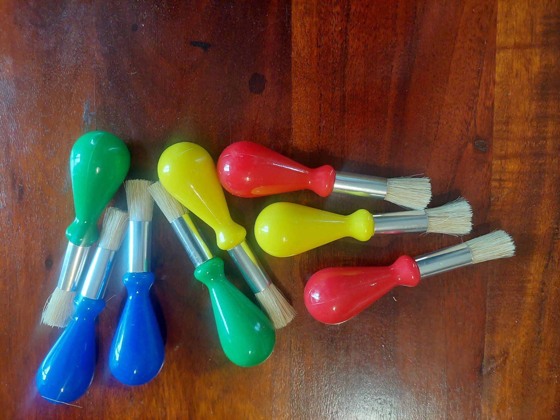 Pinsel: Kleinkinder Pinsel mit Kugelgriff 8er-Set bunt – Neu (gemäss Beschreibung) aus Beckenried von Havacola 3