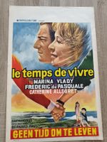 Affiche Belge Cinéma Le Temps de Vivre 1961 Marina Vlady