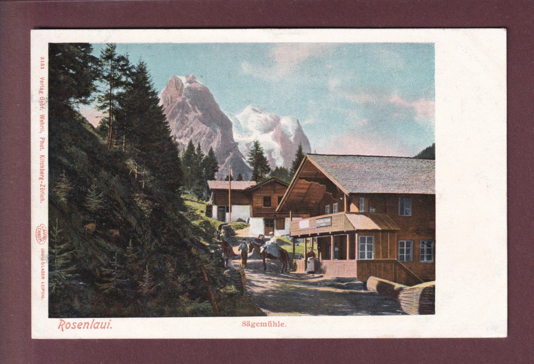 Cartes postales: ROSENLAUI - Sägemühle – D'occasion à Pully par nicecards