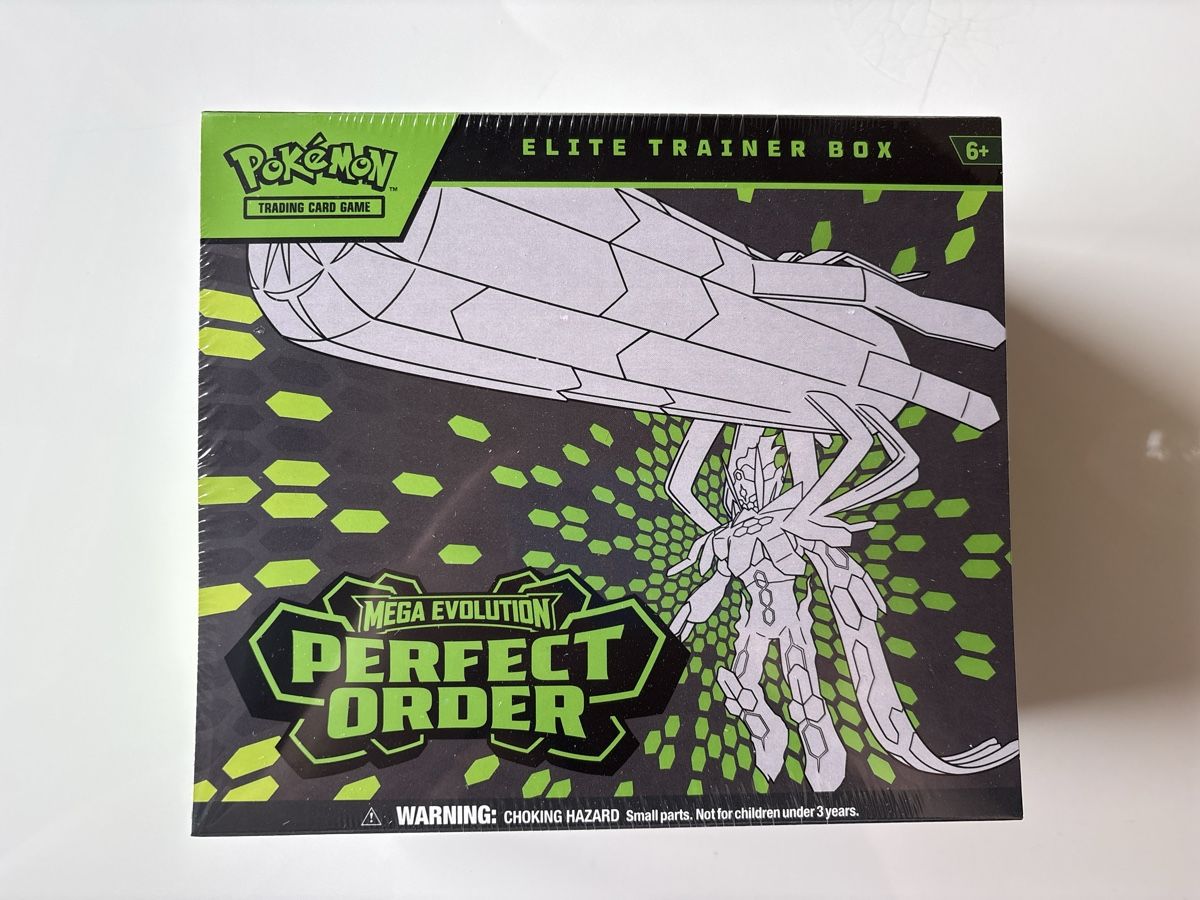 Pokémon Carte collezionabili: Pokémon TCG Mega Evolution Perfect Order Elite Trainer Box – Nuovo e nell'imballaggio originale da Bottens venduto da 100limites