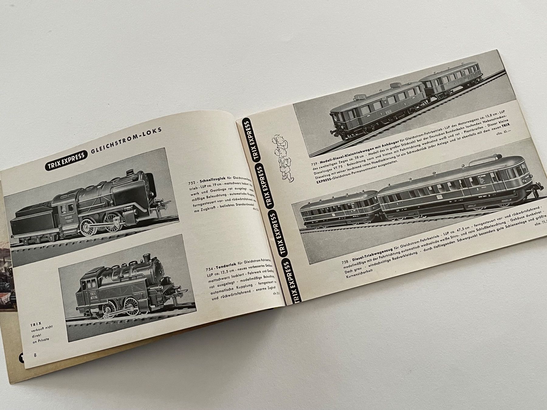 Revues & Magazines: Schöner TRIX EXPRESS Katalog 1955 – D'occasion à Basel par Basilius02 1