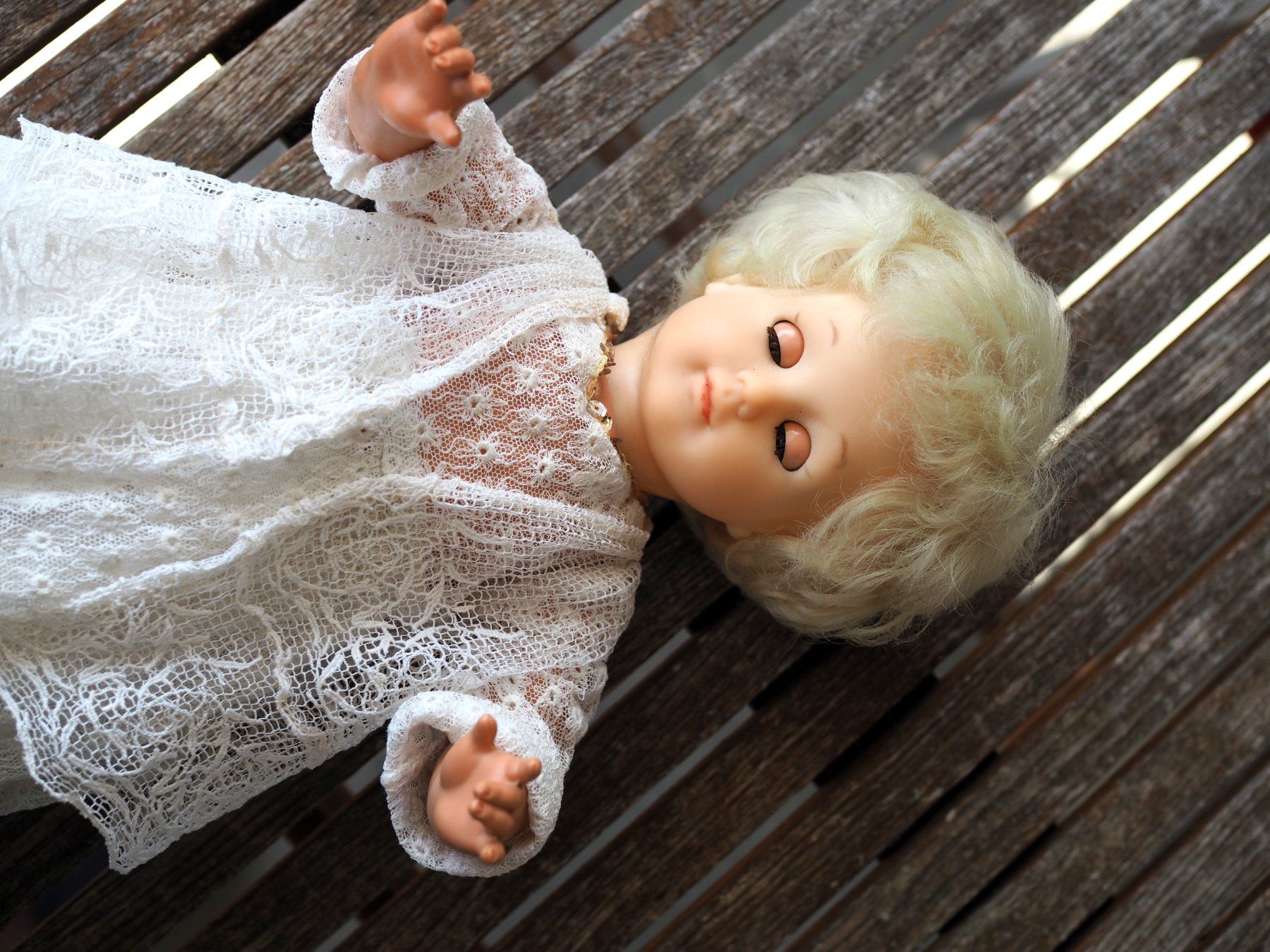 Bambole: Puppe - Schildkröt mit Kleid, Vintage – Usato da Waltenschwil venduto da leachim01 3