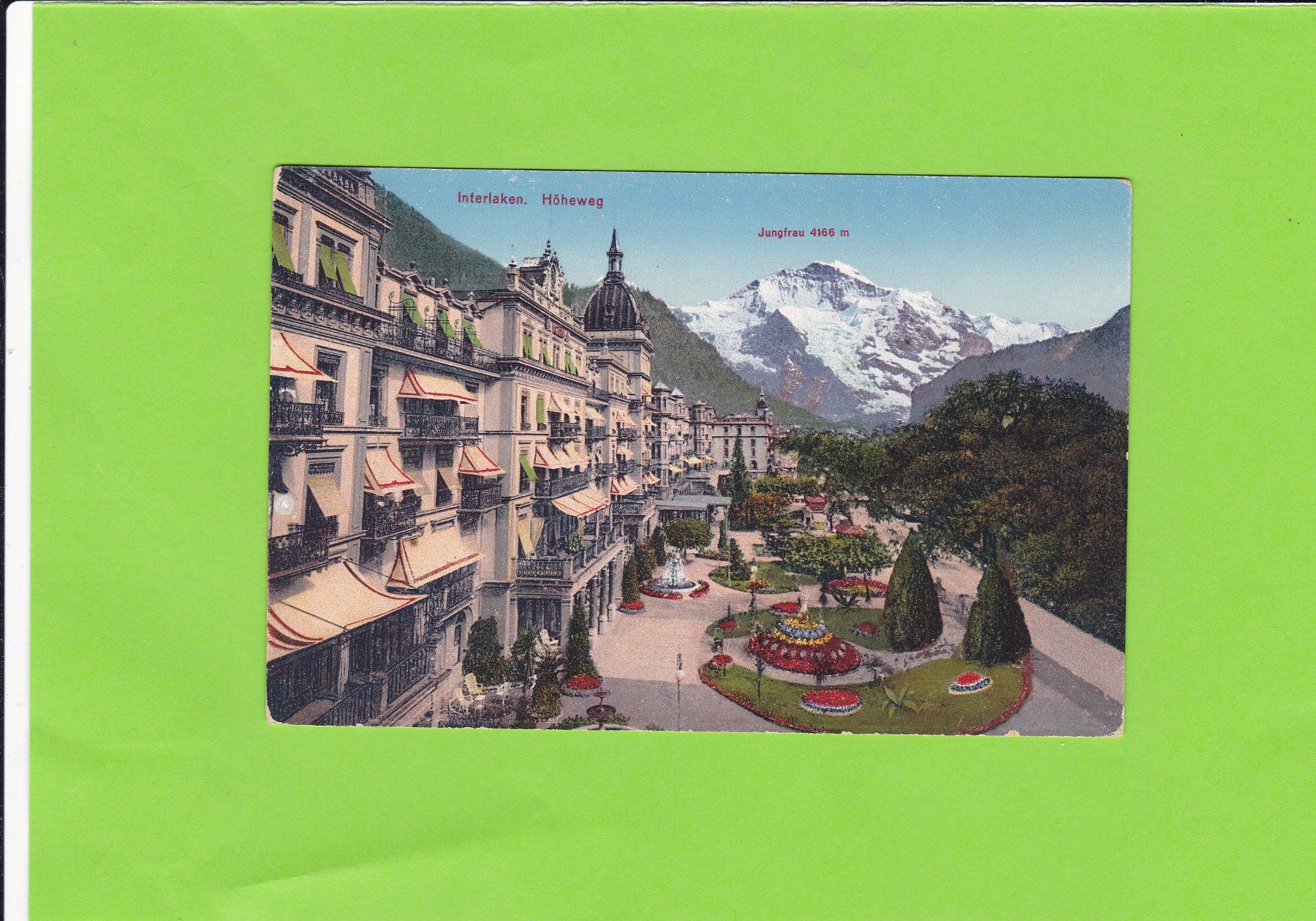 Cartoline postali: Interlaken-Höheweg – Usato da St. Peterzell venduto da neckertal