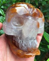 NEU: MEGA Achat Totenkopf Schädel Kristallschädel 670 Gramm