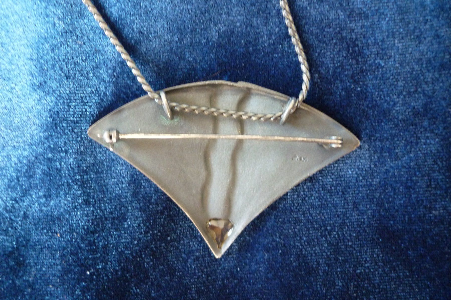 Anhänger: Silber-Anhänger/Brosche an Silberkette – Gebraucht aus Zürich von chralo 3