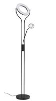 Moderne LED Stehlampe, schwarz, neuwertig, dimmbar