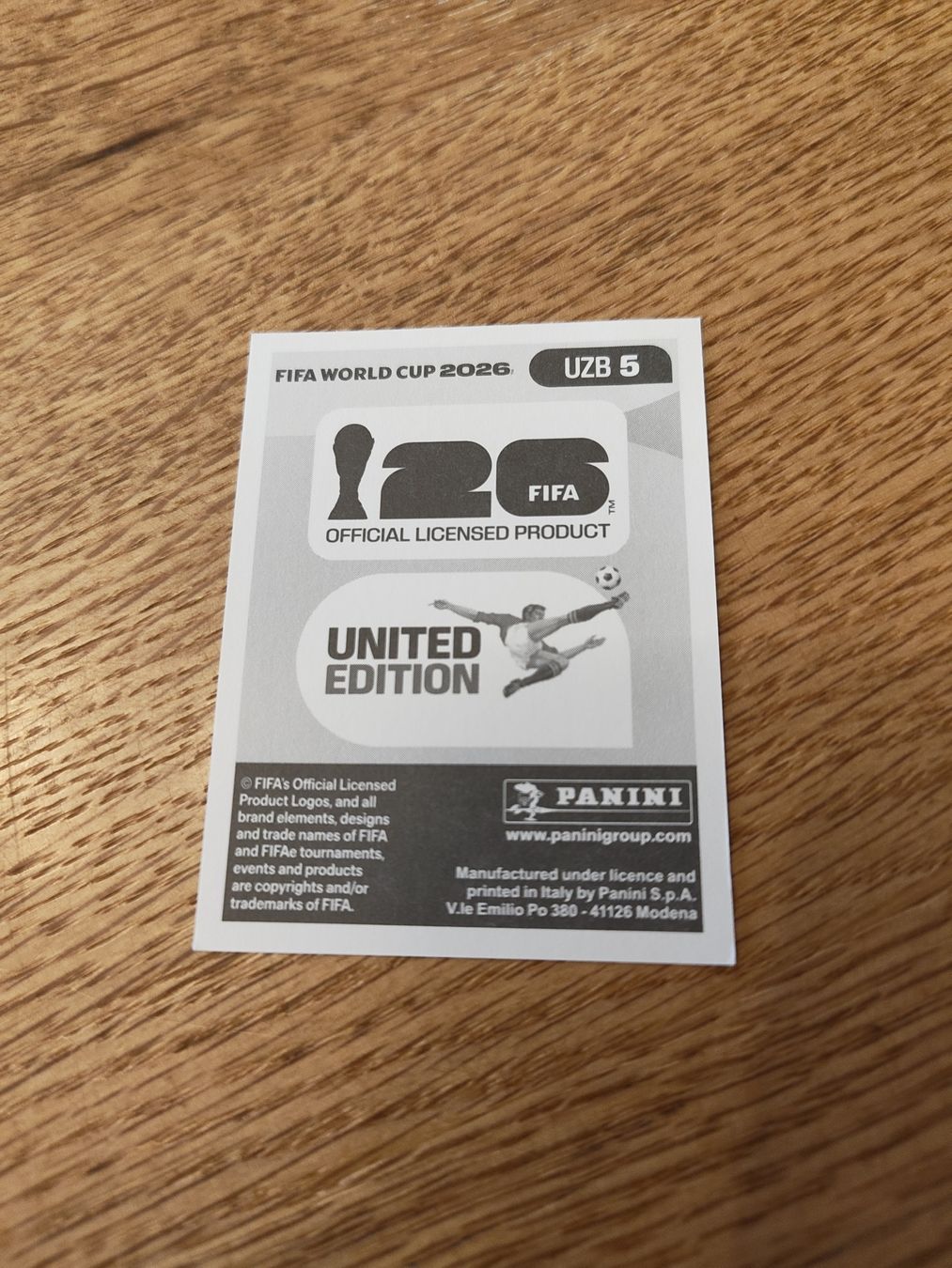 Panini Carte collezionabili: Panini Wm 2026 Uzb 5 – Nuovo (secondo la descrizione) da Lieli venduto da Maholo 1