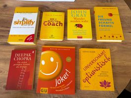 7 Bücher Lebenshilfe Entwicklung Gray, Silver, Chopra