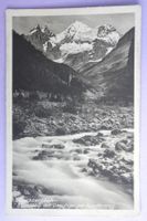 Lötschbergbahn : Blümlisalp mit Oeschine bei Kandersteg