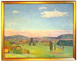 Max Brack 1926 (Gemälde ohne Rahmen) Nr. 525