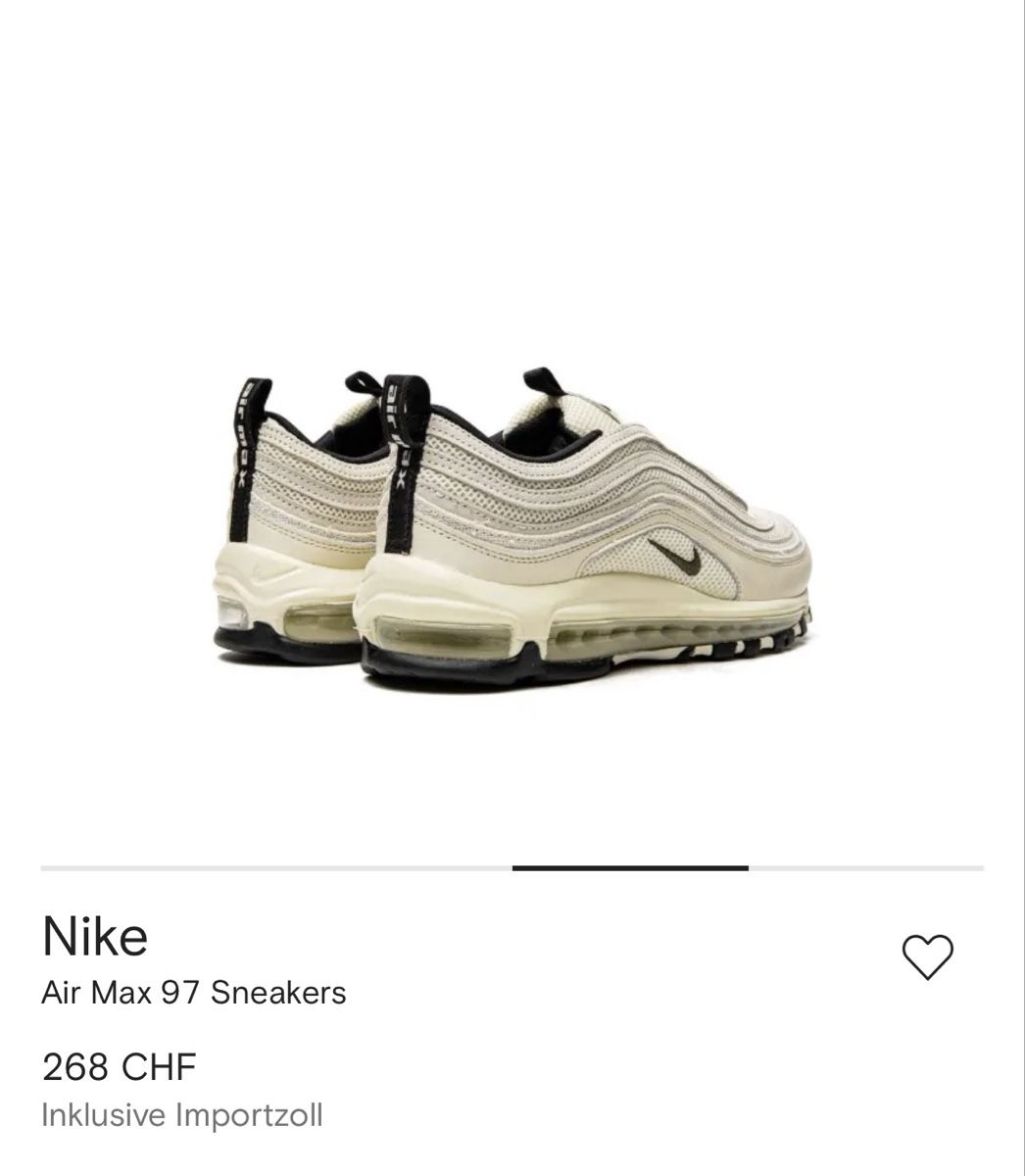 Nike Scarpe da uomo: Nike Air Max 97 – Usato da zürich venduto da julie.winona 1