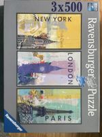 Puzzle 3x500 Teile
