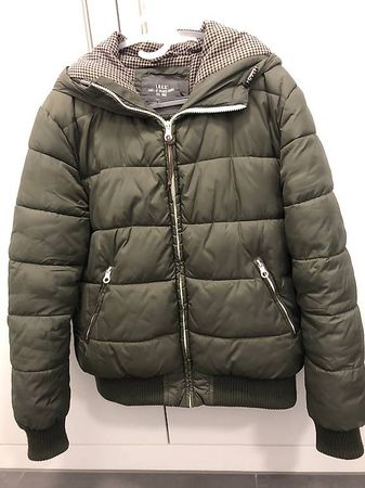 H&M Winterjacke, Khaki, warm gefüttert, Grösse M