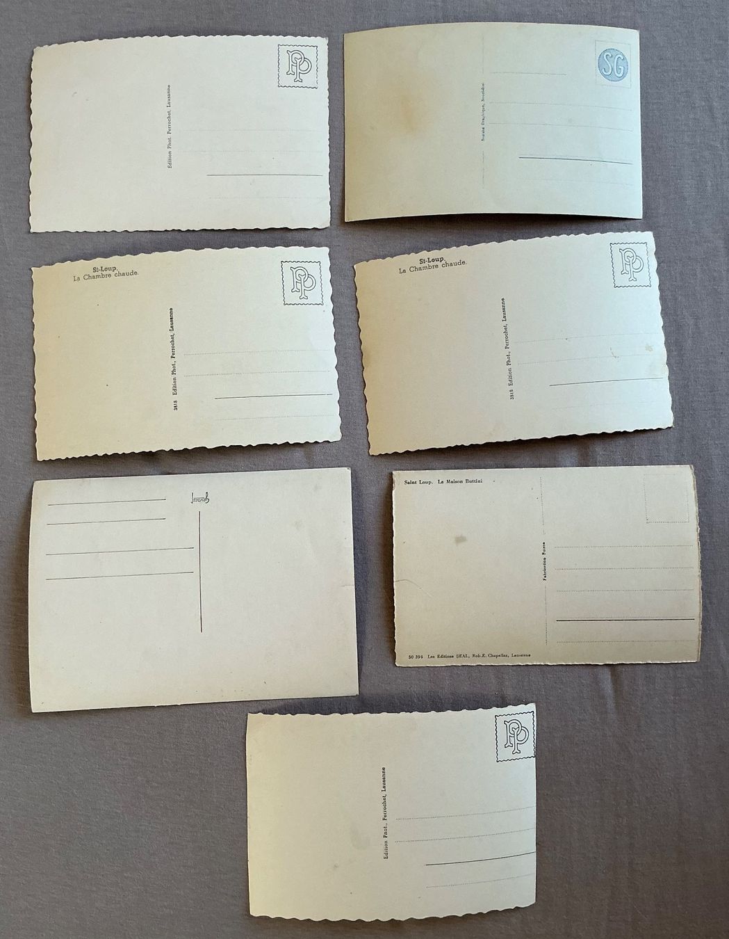Cartoline postali: Lot Ansichtskarten / Postkarten von der Schweiz /ungelaufen – Usato da Stettlen venduto da togram4 8