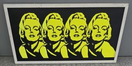 Pop-Art Wandbild Marilyn Monroe – Wendemotiv 100 x 50 cm