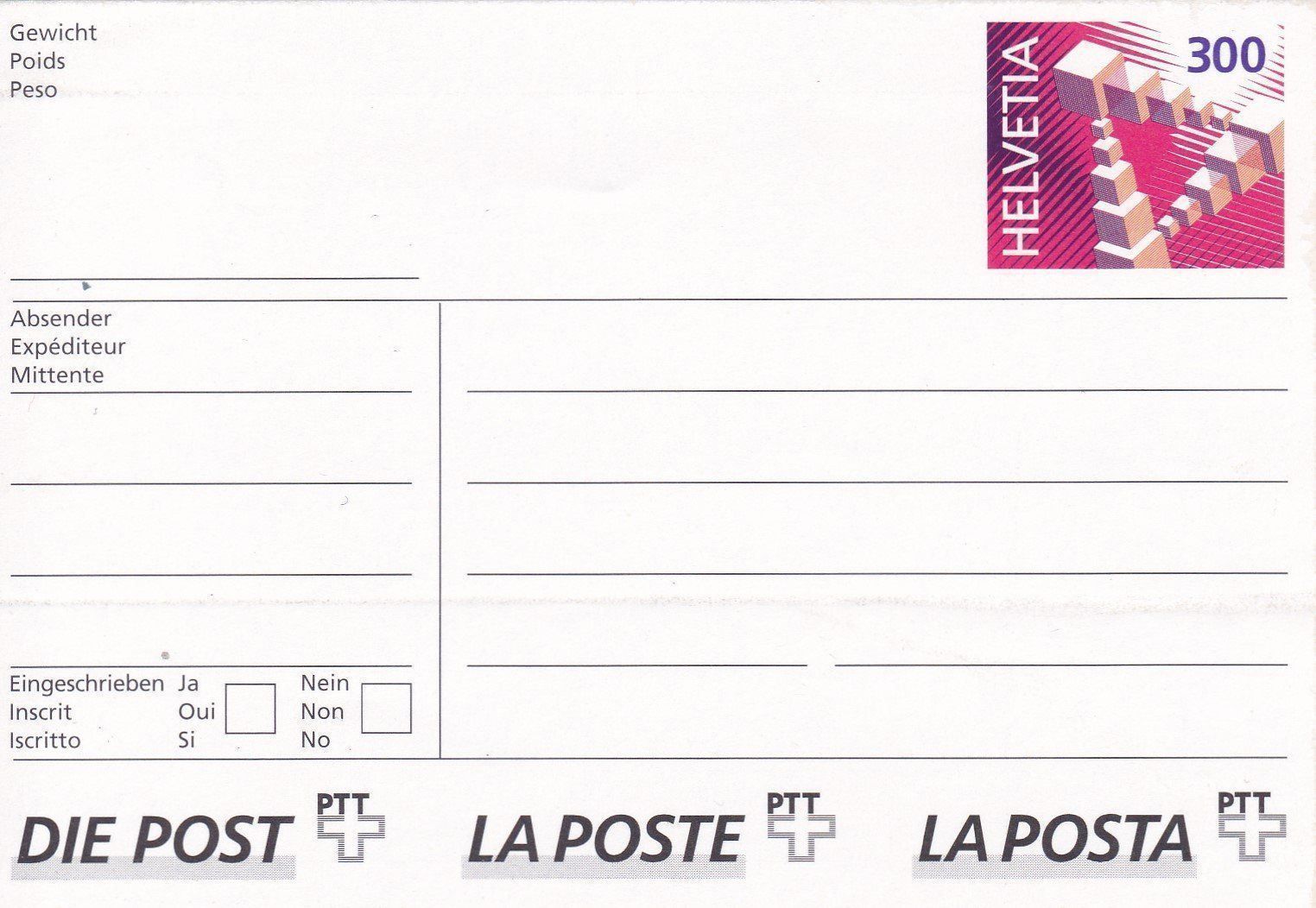 Alle Briefmarken: Postfrisch Paket Frankatur 1994 – Neu (gemäss Beschreibung) aus Schliern b. Köniz von joni20 1