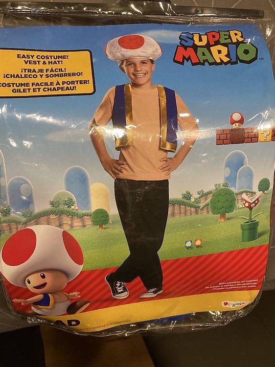 Super Mario Toad Kostm