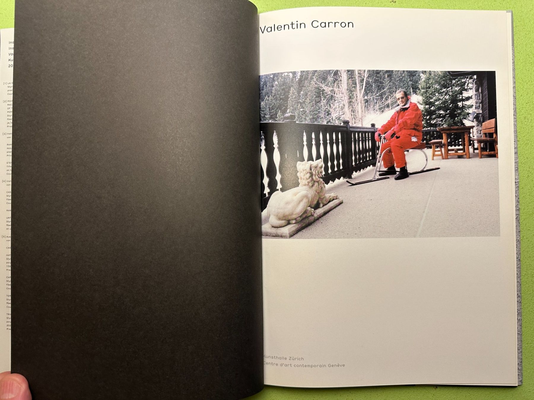 Libri: Valentin Carron. – Usato da Zürich venduto da allp 2