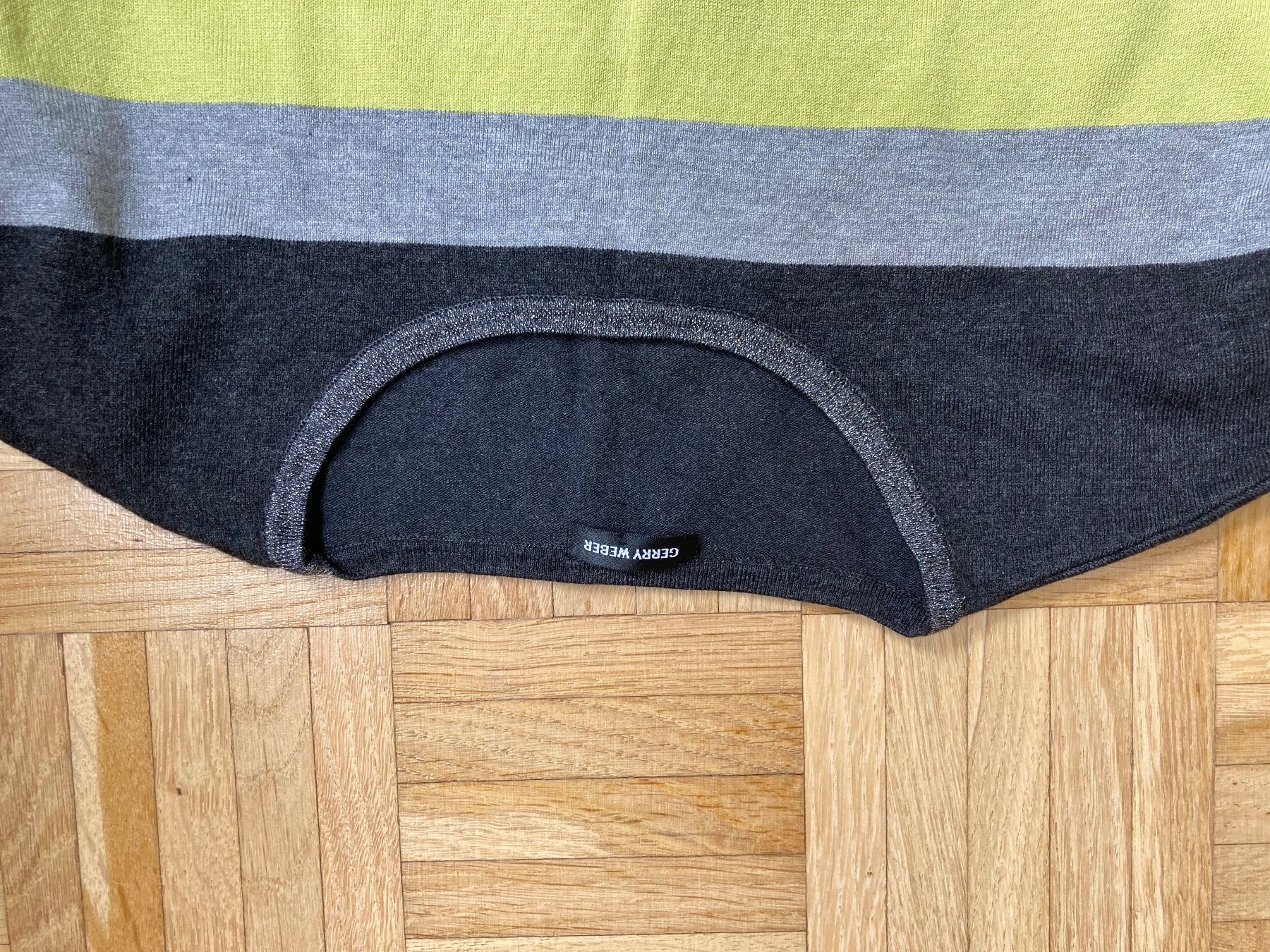 Gerry Weber Maglioni & Felpe: Gerry WEBER Pullover Viscose schwarz grau lime NEU 44 glam – Nuovo (secondo la descrizione) da Binningen venduto da Kaila61 3