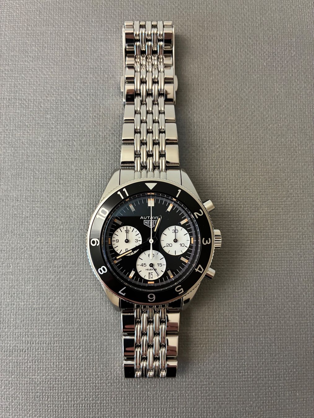 Tag Heuer Orologi: Tag Heuer Autavia Chronograph – Nuovo (secondo la descrizione) da Adlikon b.Regensdf venduto da S-T-H 1