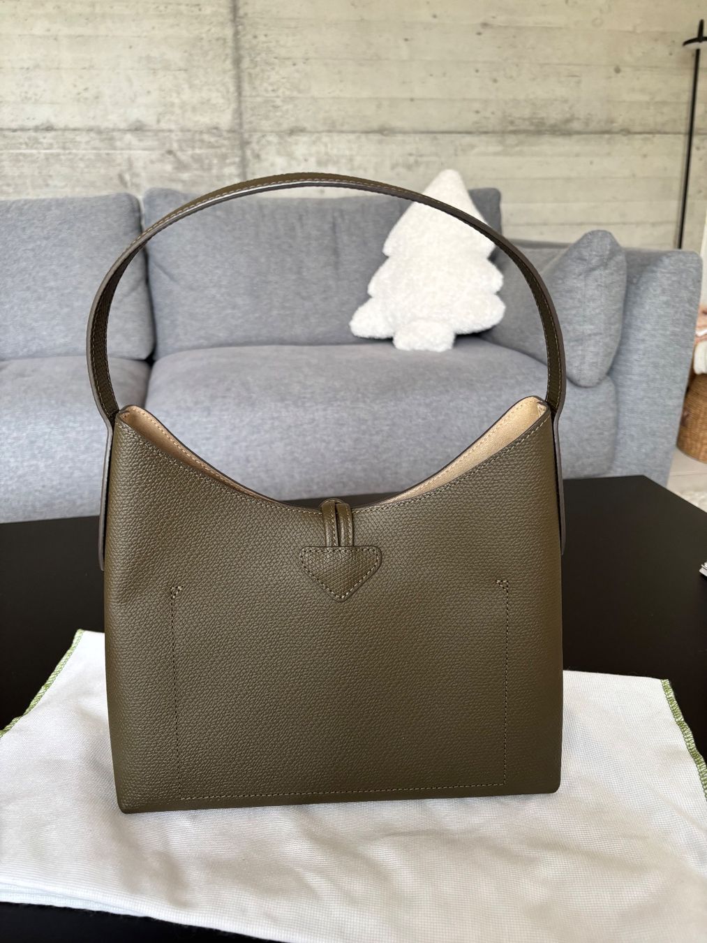 Longchamp Borse da donna: Élégant sac Longchamp vert kaki – Nuovo (secondo la descrizione) da Grugnay (Chamoson) venduto da Esperanza67 1