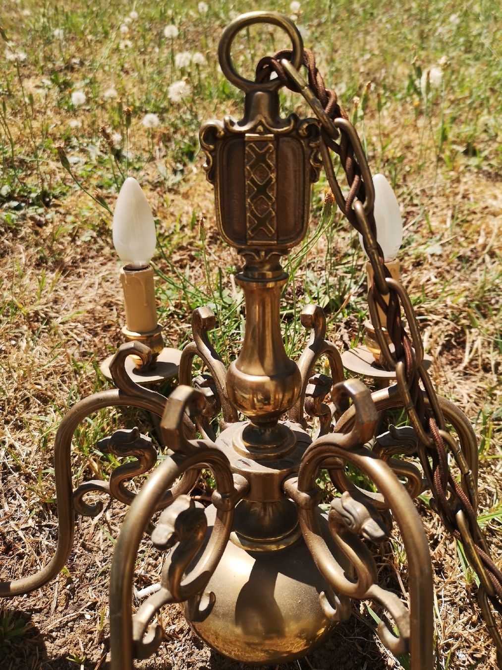 Lustres & lampes de plafonds: Antik Messing Leuchter – Défectueux à Dietikon par pokerface5 1