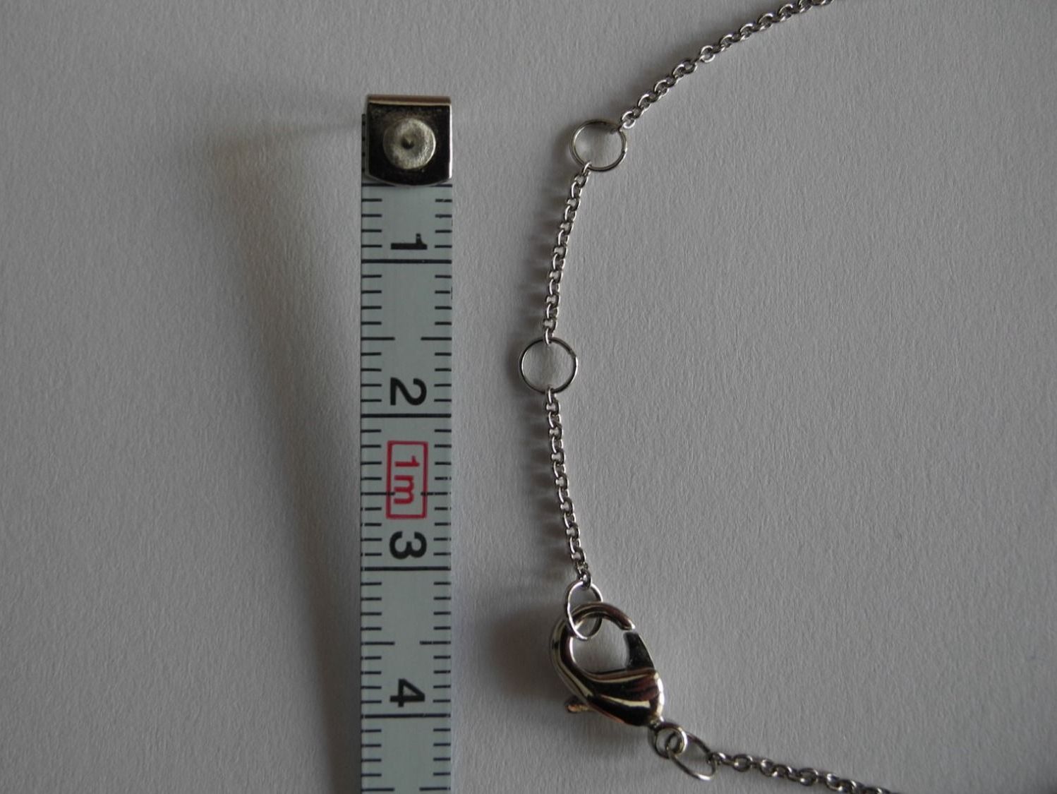 Bracciali & Braccialetti: Armkette aus Messing rhodiniert, Lavastein – Nuovo (secondo la descrizione) da Balsthal venduto da qwer24 4