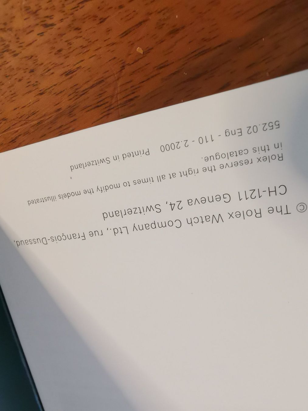 Rolex Orologi: Rolex Datejust Gebrauchsanweisung 2000 – Nuovo (secondo la descrizione) da Rüti ZH venduto da Oldexplorer 5