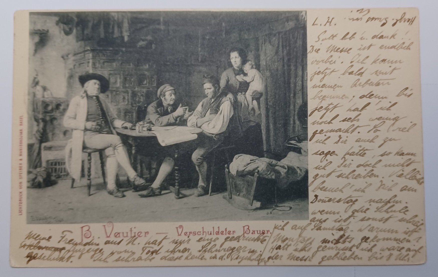Cartoline postali: Uralt , Lichtdruck , 1902, Liestal, Basel – Usato da Aarau Rohr venduto da mgvw