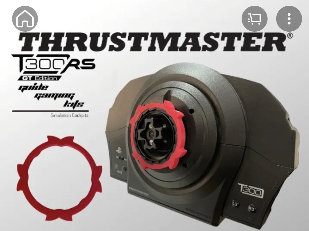 Thrustmaster Controller: Schnellverschluss-Ring für Thrustmaster Lenkräder – Nuovo (secondo la descrizione) da Schönenberg ZH venduto da Sevi117 1