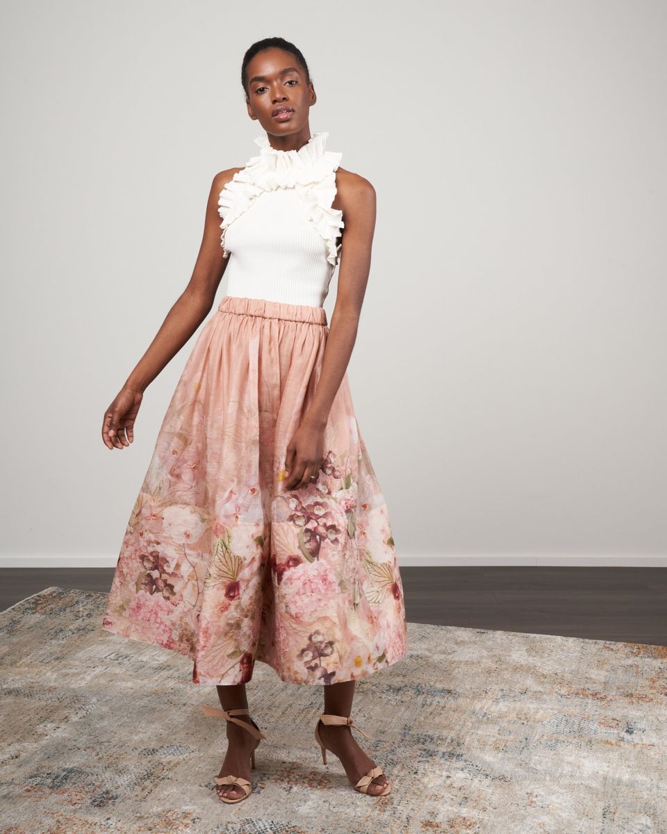 Zimmermann Vestiti: Zimmermann Dancer Silk Blouse & Midi Skirt [Set] – Usato da St.Josefen venduto da lop_lh8d 4