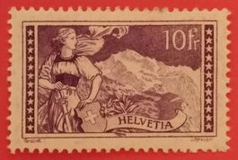 3118E) 131, Gebirgslandschaft Jungfrau feiner Falz Kt. 200.-
