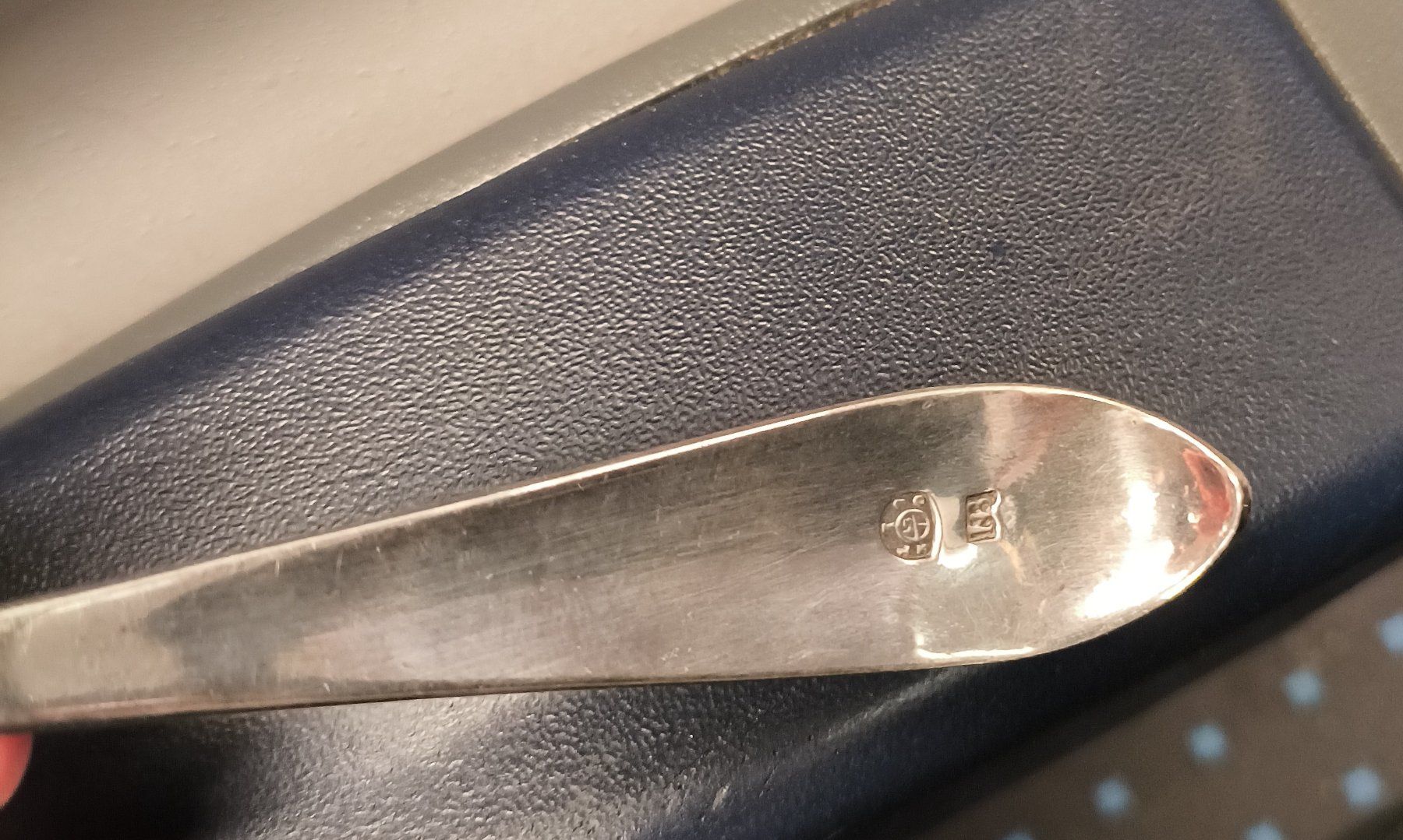 Cucchiai: Antiker Saucenlöffel (1880) Silber – Usato da Gamsen venduto da Stacy 2