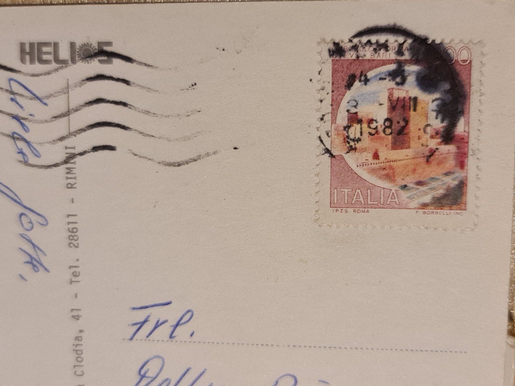 Cartoline postali: Ansichtskarte Rimini Italien – Usato da Dintikon venduto da Vexi 1