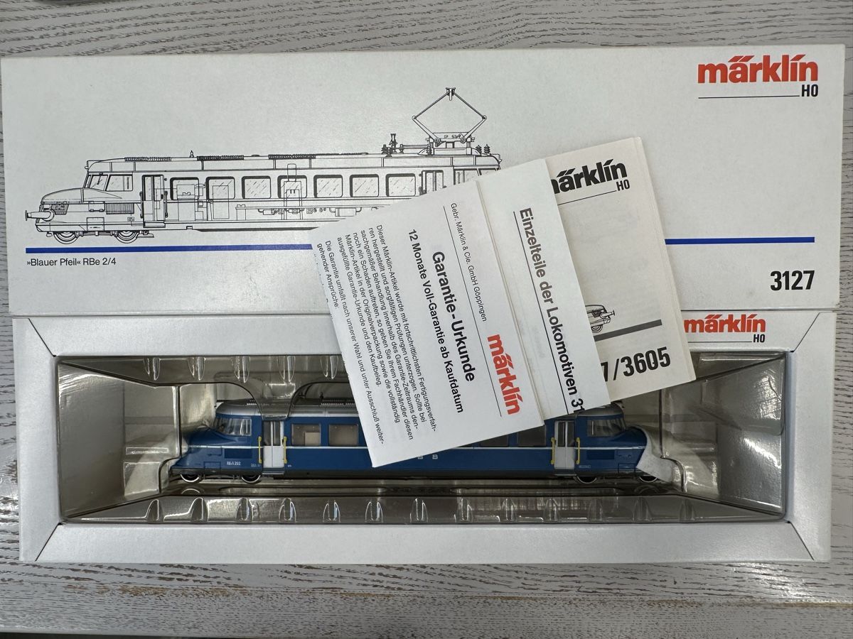 Märklin Modelleisenbahnen: Märklin 3127 OeBB RBe 2/4 Blauer Pfeil – Gebraucht aus Lupsingen von New-Haven 6