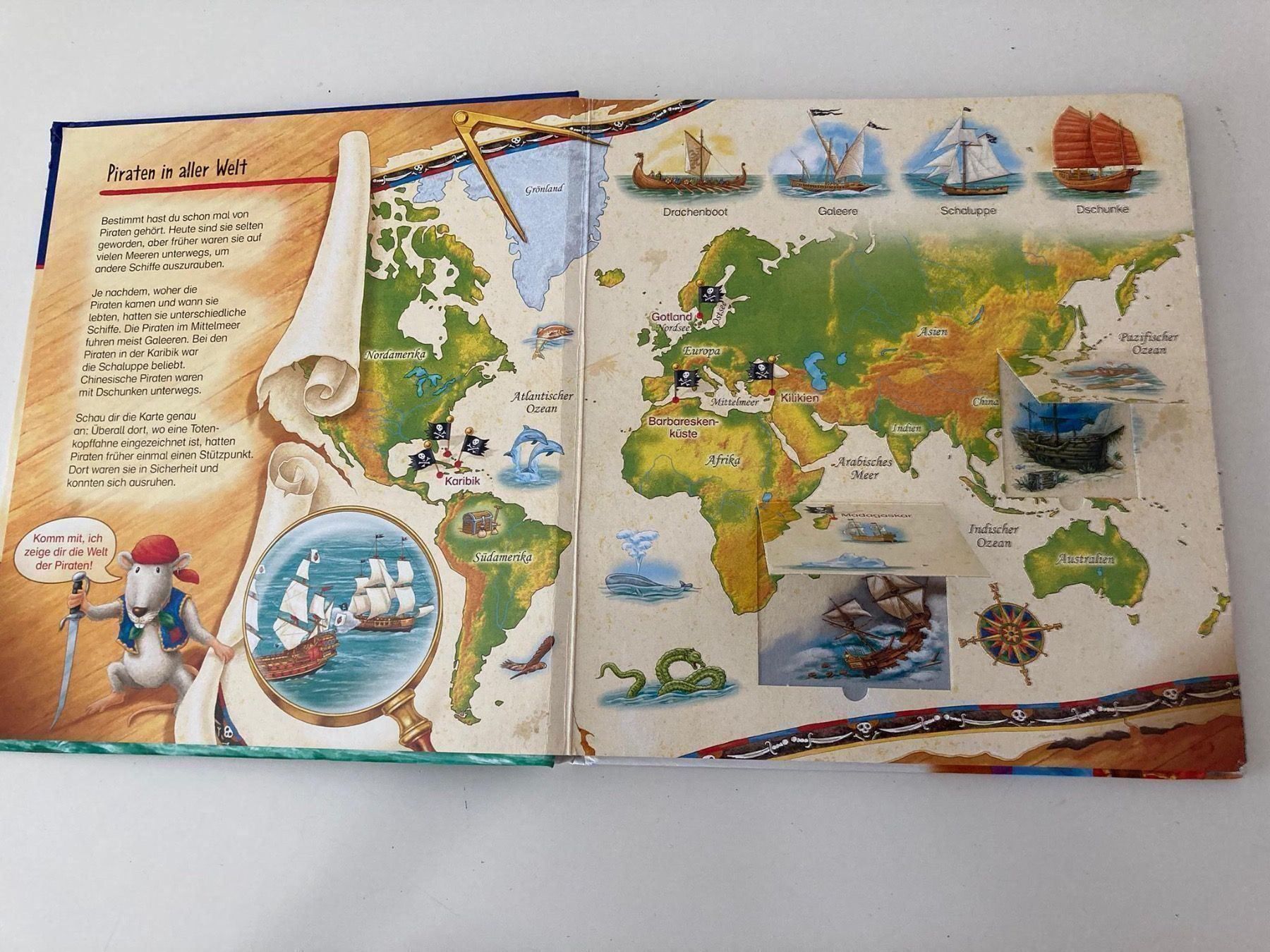 Bücher: Bei den Piraten, Kinderbuch mit Klappen – Gebraucht aus Rotkreuz von RoseAss 2
