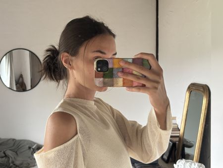 haut asymétrique vintage, taille M