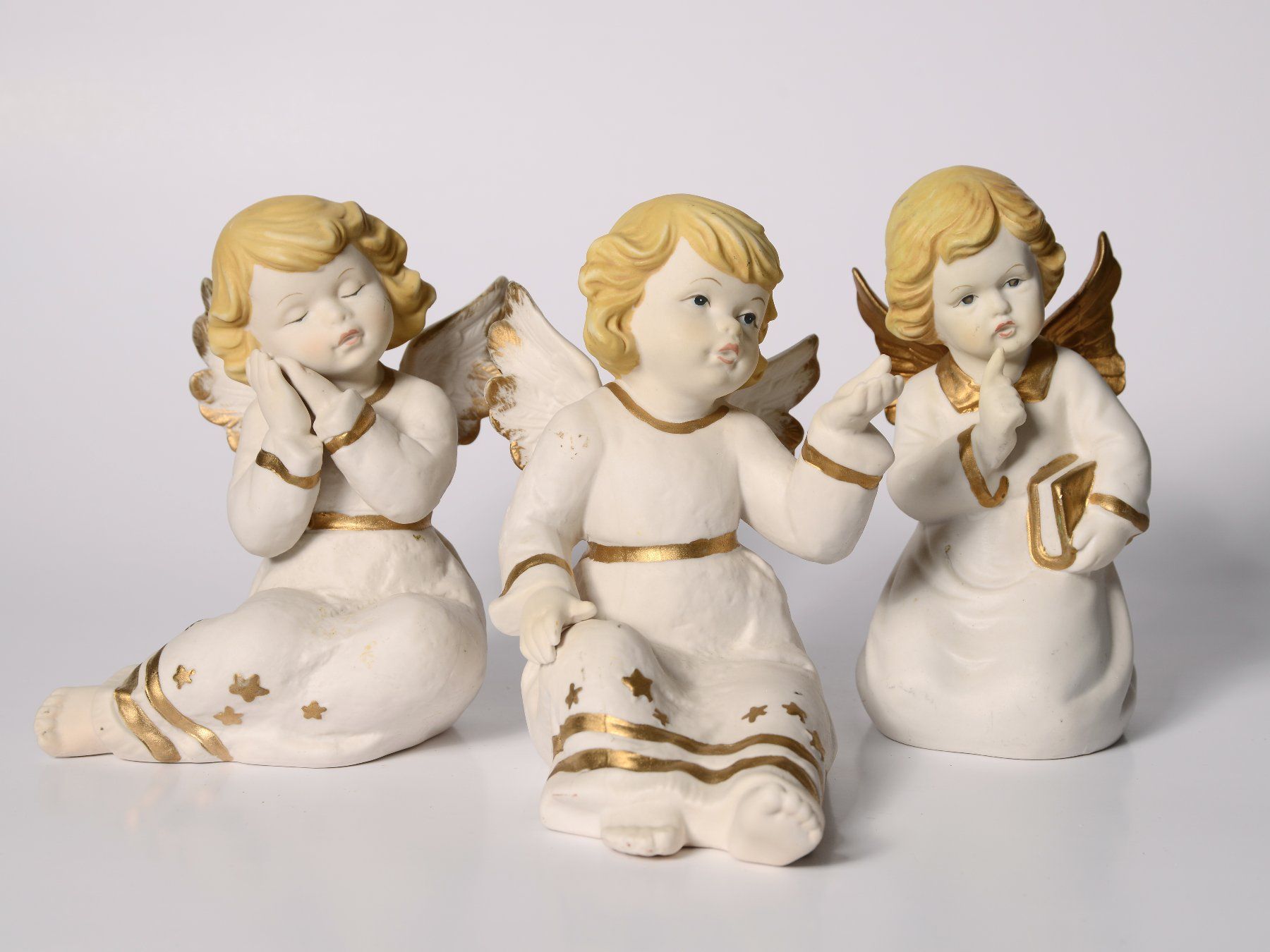 Figurines: 3er Set Vintage Engel Figuren – D'occasion à Uznach par EH249
