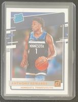 NBA Anthony Edwards 2020-21 Donruss Rated Rookie
