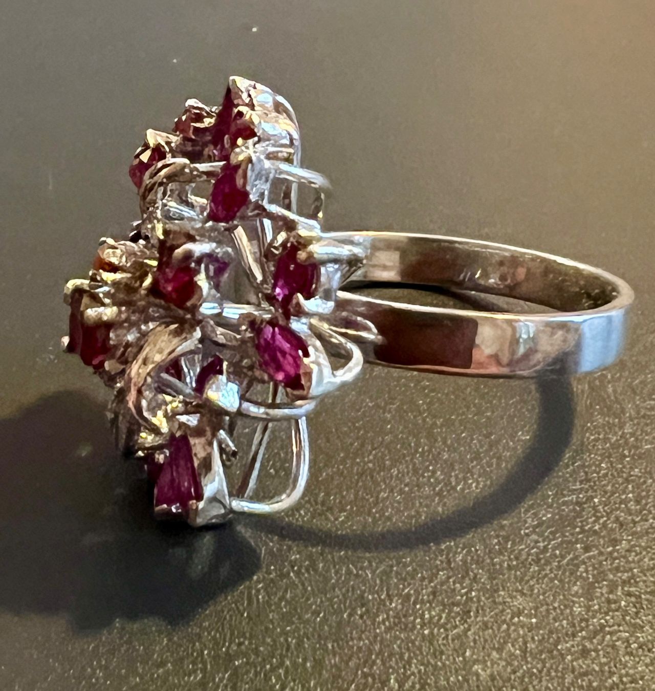 Anelli: Silber-Ring mit Rubinen – Usato da Chur venduto da Penting1935 4