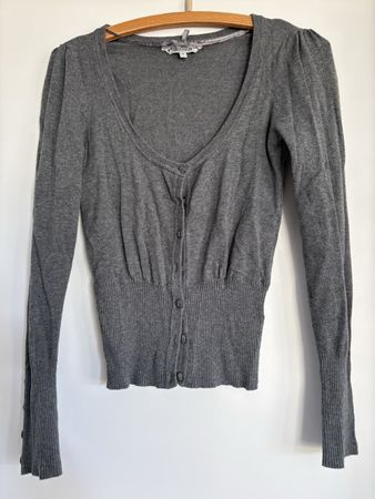 Strickjacke Damen Grau Grösse S