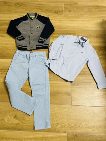 Chicco Boys Outfit Jacket Shirt Pants 110-116 Autumn Look