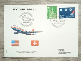 TR70 Enveloppe + Timbre Suisse 1971