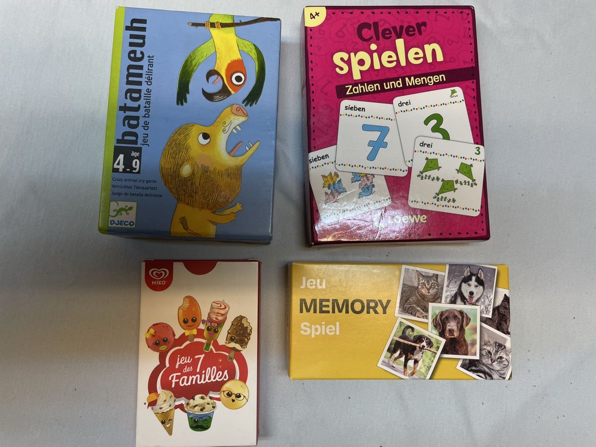 Giochi: Kartenlernspiele und Memory 4 Stück – Usato da Siebnen venduto da Starlauf