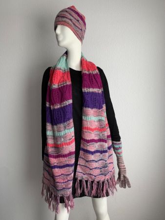 Missoni  Kappe Handschuhe Schal Set