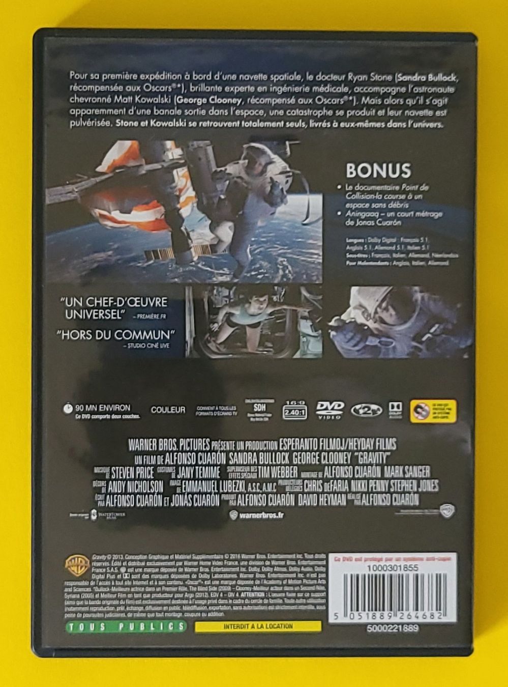 Tutti i DVDs: DVD - Gravity (Alfonso Cuaron) – Usato da Pully venduto da Stewoui 1