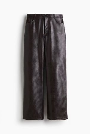 H&M 🤎 pantalon enduit NEW! L