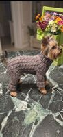 🐶 Handgemachte Jumpsuit Hundepullover aus Wolle – Grösse M